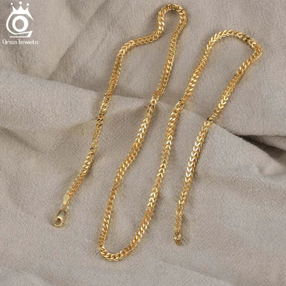 18K Gold  Franco Chain Necklace - Yinkus Jewellery