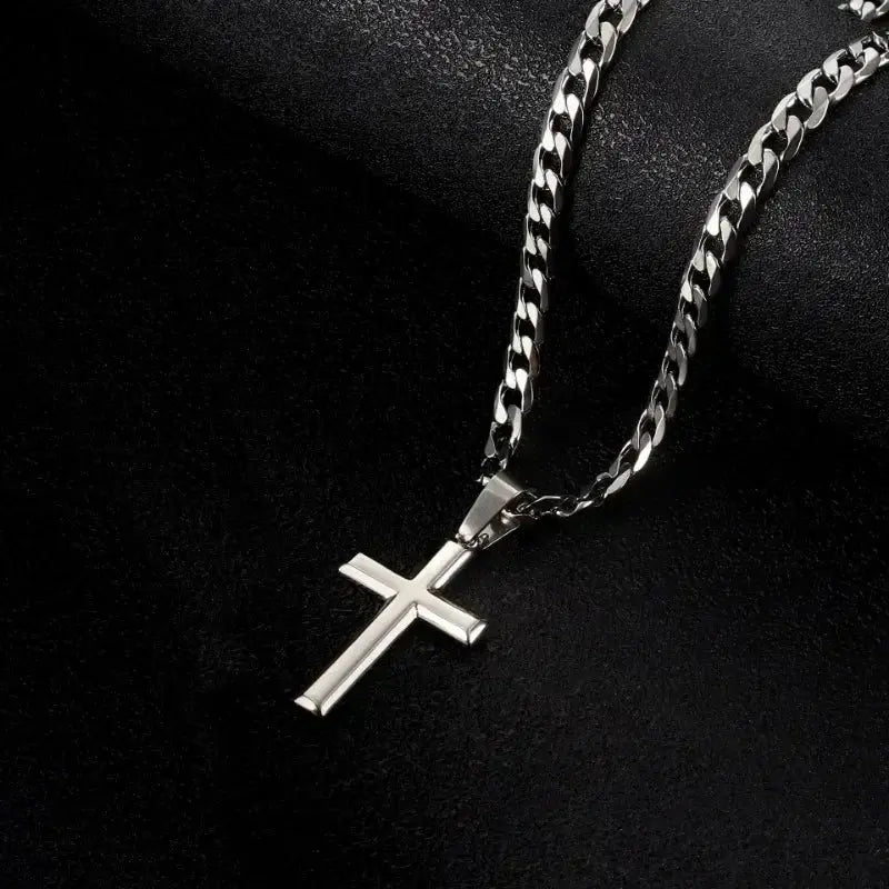 925 Sterling Silver Cross Necklace - Yinkus Jewellery