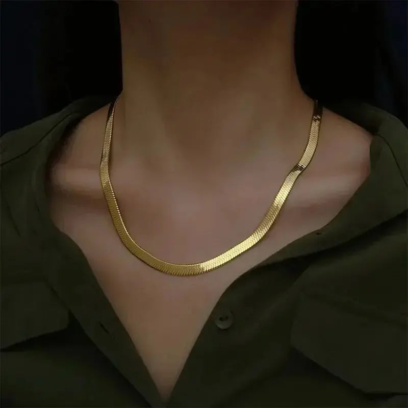 925 Sterling silver 18K Gold  Necklace - Yinkus Jewellery