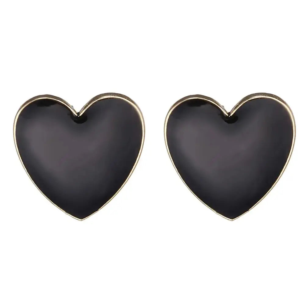 Korean Street  Style Lovely Enamel Love Heart Big Fashion  Accessories Jewelry Stud  Earrings Drop Earrings Yinkus Jewellery  