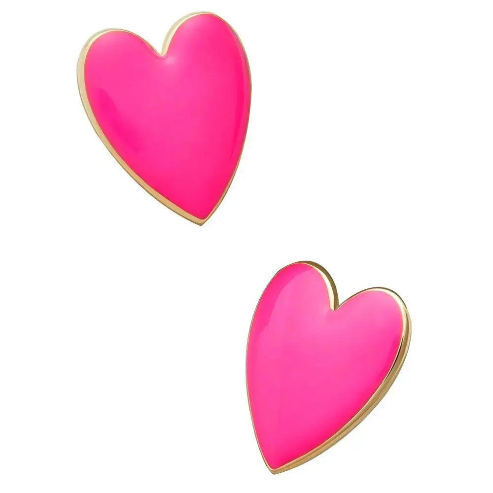 Korean Street  Style Lovely Enamel Love Heart Big Fashion  Accessories Jewelry Stud  Earrings Drop Earrings Yinkus Jewellery  