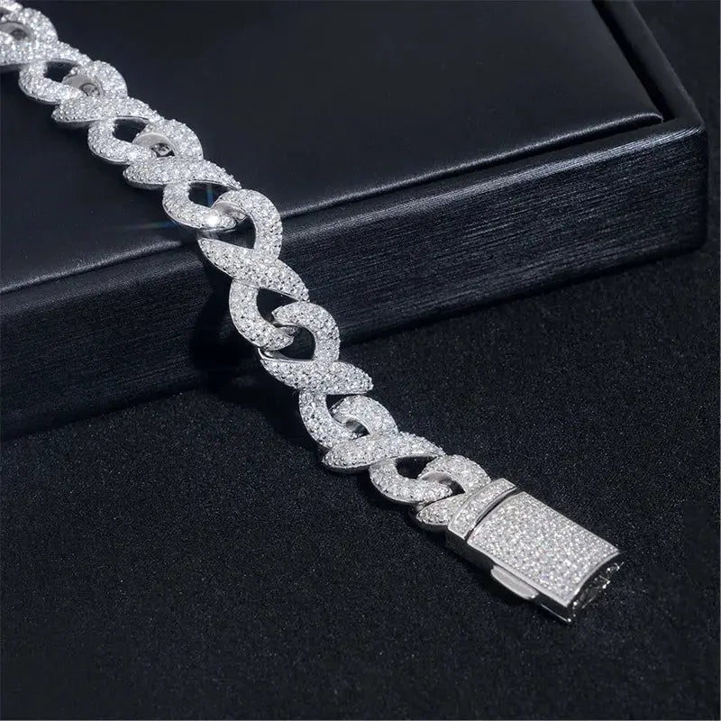 Moissanite Necklace S925 Iced Out Chain Jewelry - Yinkus Jewellery