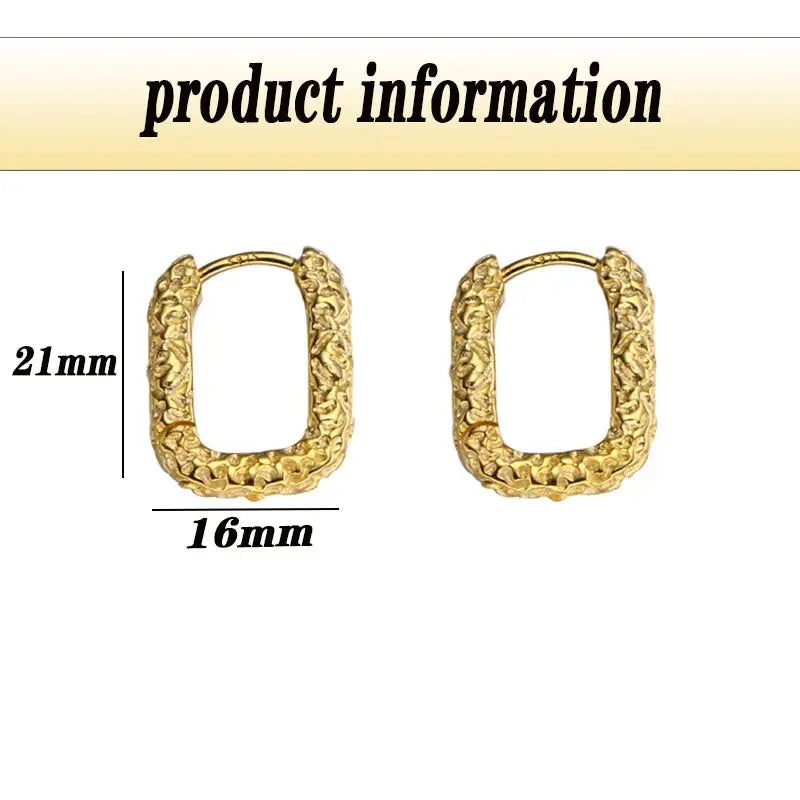 New Style 2024 Wholesale Smooth Exquisite Big Circle Hoop Earrings for Women Girl Wedding Party Large Stainless Steel Jewelry Yinkus Jewellery  